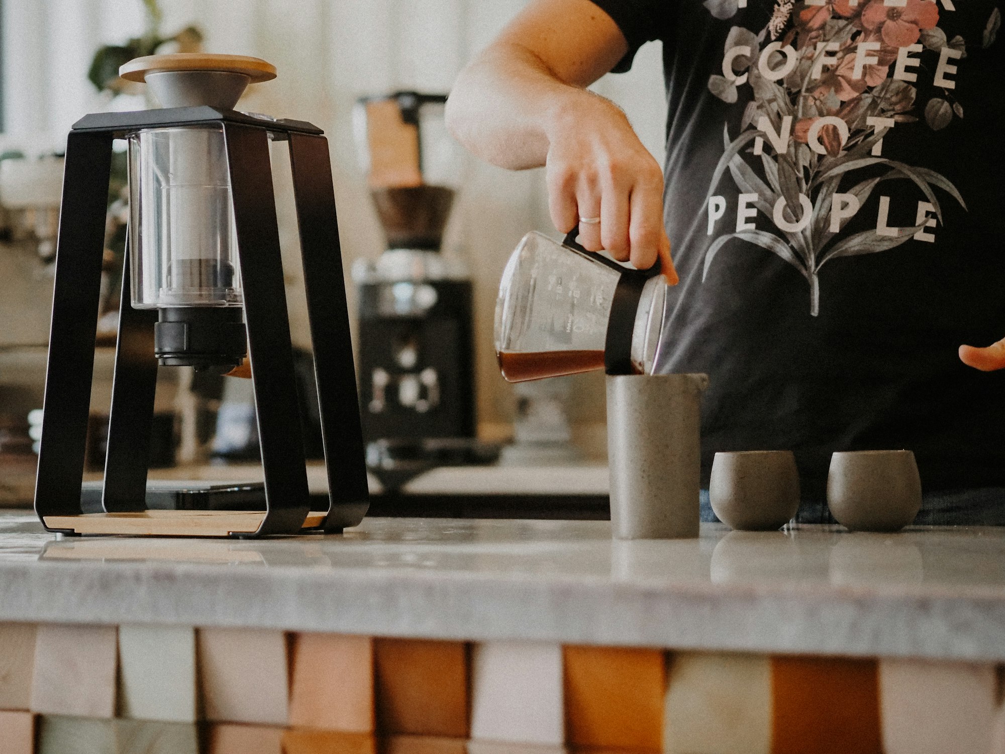 Specialty kávé · pour-over